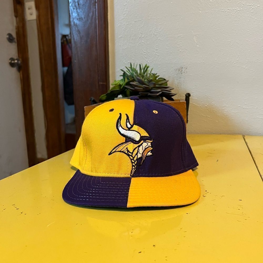 Vintage Minnesota Vikings American Needle Hat 7 3/8